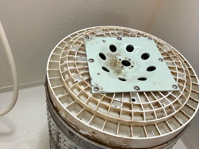 【店長訪問】床の養生から仕上がり確認まで安心の縦型洗濯機クリーニングサービスの画像