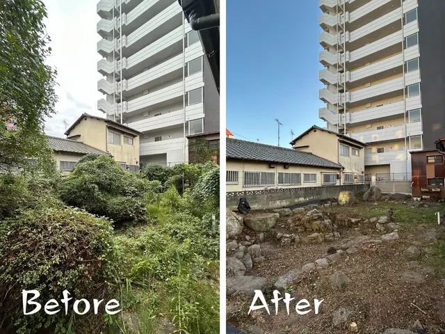 【10%割引中！】地域密着で年間300件以上の実績！お庭の伐採はお任せ下さい！サービスの画像