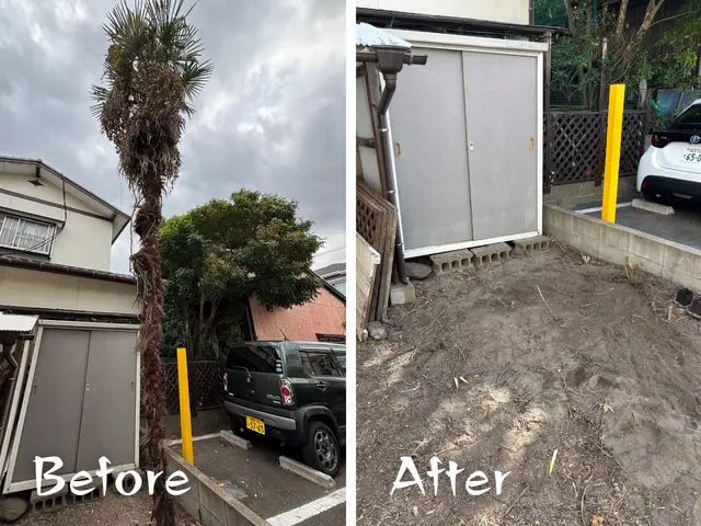 【10%割引中！】地域密着で年間300件以上の実績！お庭の伐採はお任せ下さい！サービスの画像