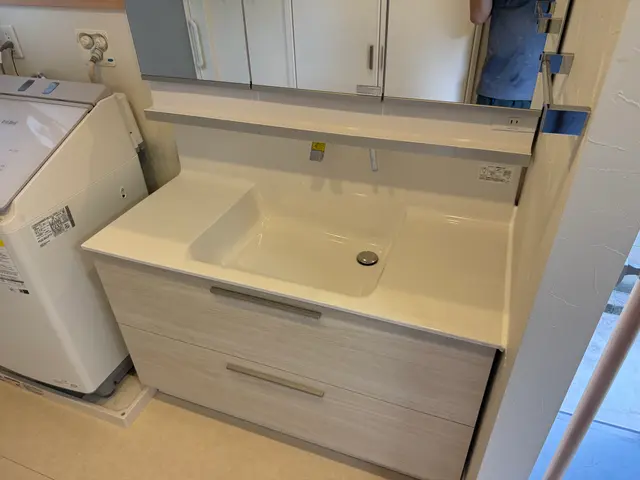 洗面台取付工事（撤去込み）サービスの画像