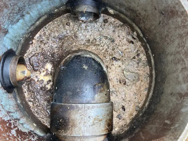 一戸建て排水管洗浄　当店は室内からと外部込みの価格です！サービスの画像