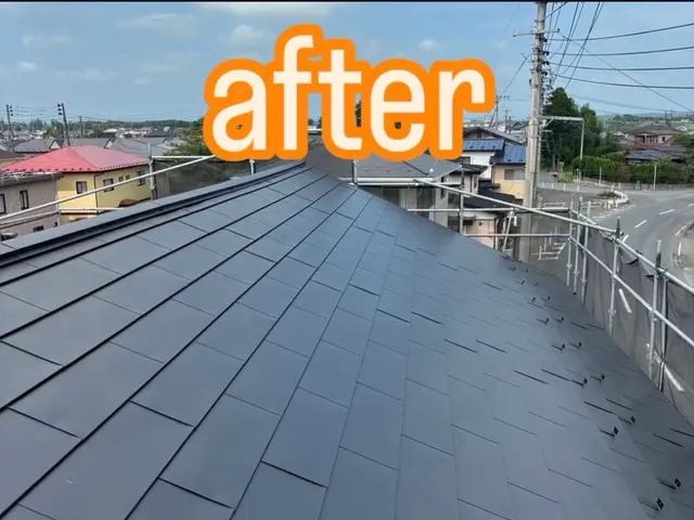 屋根葺き替え工事サービスの画像