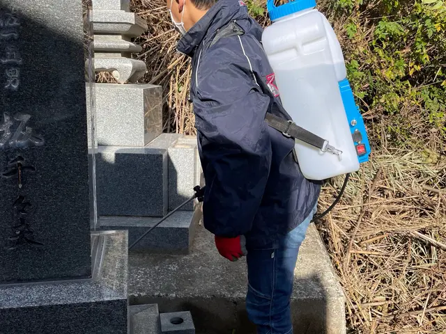 お墓の掃除サービスの画像