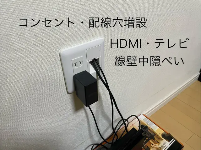 ※お見積もり無料　壁掛けテレビ設置工事サービスの画像
