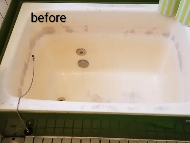 落ちない汚れやヒビ、割れに浴槽塗装で見違えるほど蘇らせます。サービスの画像