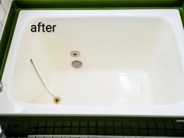 落ちない汚れやヒビ、割れに浴槽塗装で見違えるほど蘇らせます。サービスの画像