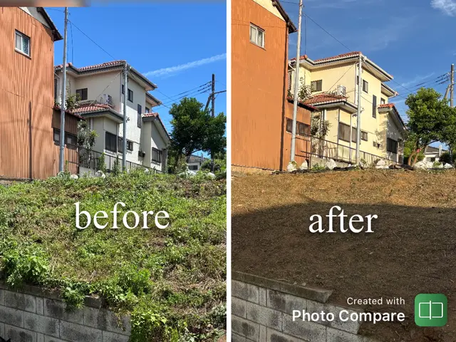 他を圧倒する、レベルの違う仕上がり。緑なんて残しません。サービスの画像