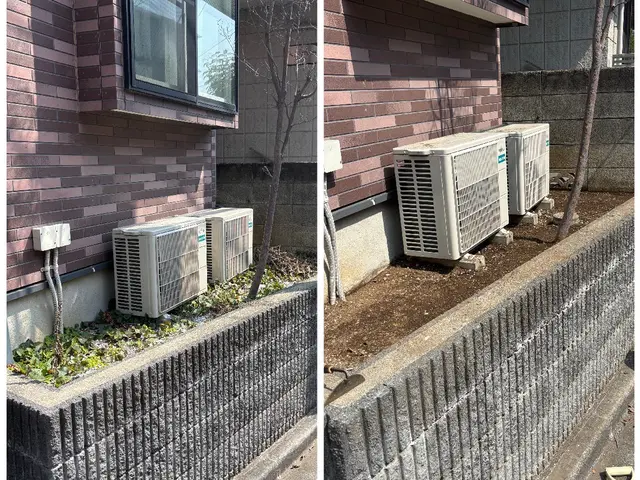 他を圧倒する、レベルの違う仕上がり。緑なんて残しません。防草シート、砂利敷き対応サービスの画像