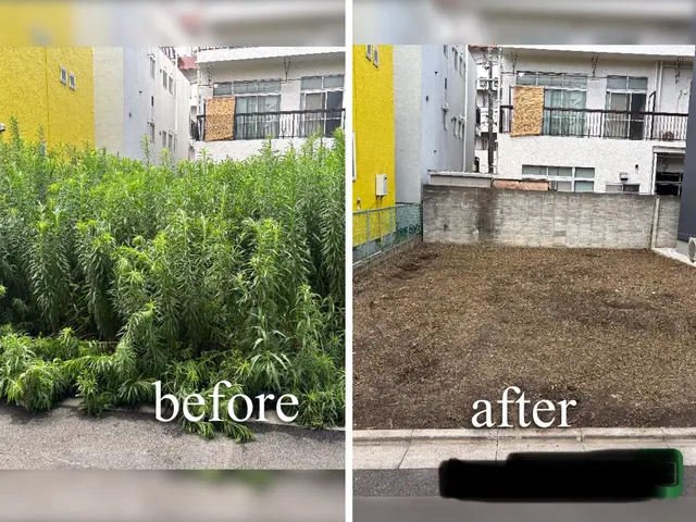 他を圧倒する、レベルの違う仕上がり。緑なんて残しません。防草シート、砂利敷き対応サービスの画像