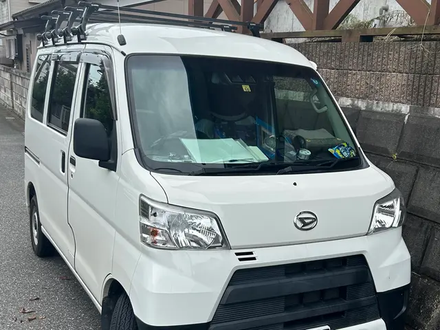 軽バン一台積みきり追加料金なし！キャリア付きだから自転車なども積めます！サービスの画像