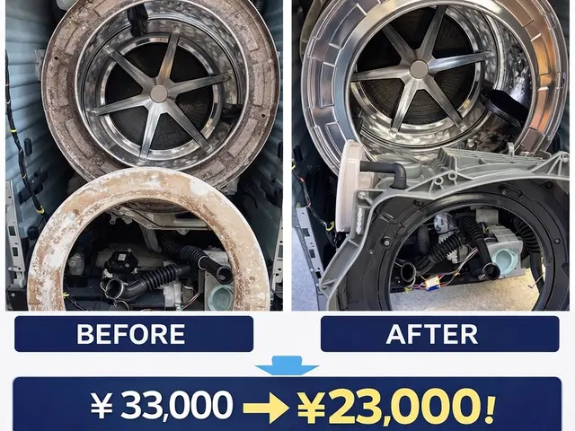 【クラマ限定】¥33,000→¥23,000パナソニック製ドラム式洗濯機分解洗浄サービスの画像