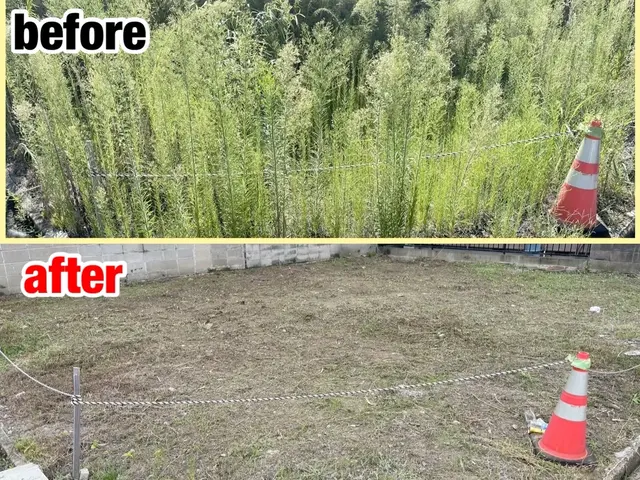 【小スペースOK】親切・丁寧★面倒な草刈りをプロの作業でお庭の景色を綺麗に◎サービスの画像