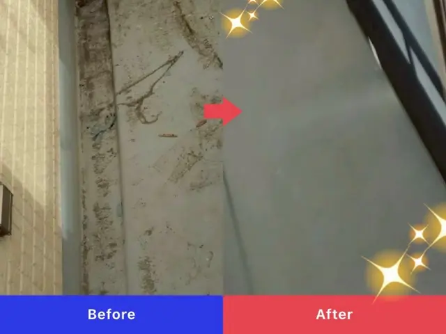 迷ったら弊社へお任せ下さい！プロが行うベランダ・バルコニークリーニング！サービスの画像