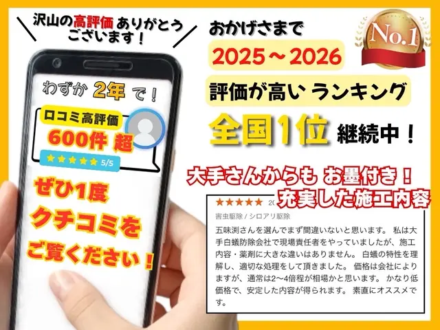 【2025★金賞★歴代最速で日本一】　【圧倒的な技術でのプレミアム施工】サービスの画像
