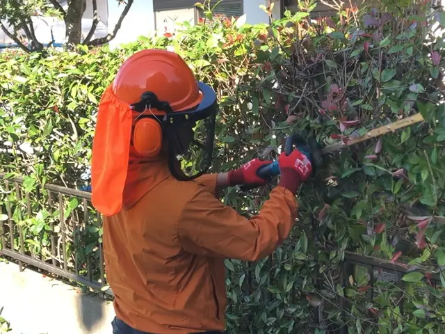 ◉親子でお伺い◉小さなお庭から集合住宅や不動産など、当日ご不在でもお受けします！サービスの画像