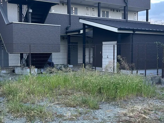 お庭、駐車場の面倒臭い草むしりは任せて下さい。今すぐスッキリさせましょう！サービスの画像