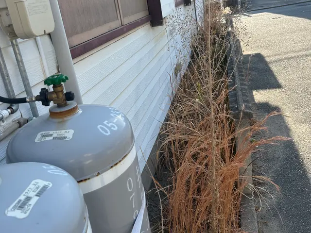 お庭・駐車場の草むしり（手作業）お任せ下さい。見た目スッキリ！ 即日相談可能！サービスの画像