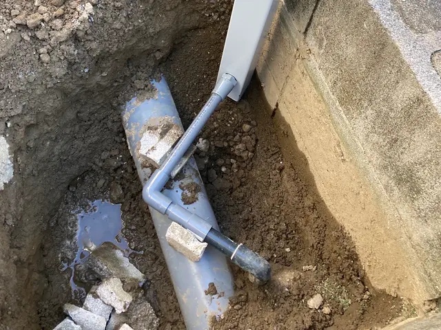 散水栓から立水栓に！立水栓後のアフター工事もお任せ下さい！サービスの画像