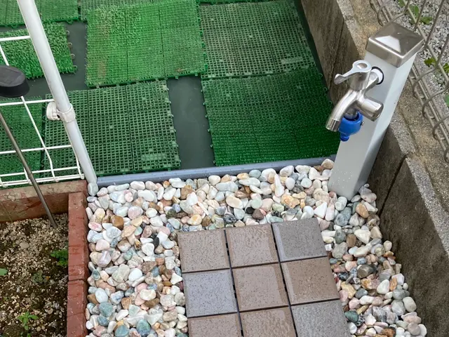 散水栓から立水栓に！立水栓後のアフター工事もお任せ下さい！サービスの画像