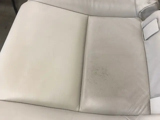 プロの車内清掃、レザーシートのクリーニングで驚く程綺麗になります！サービスの画像