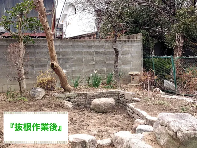 『必ず、丁寧を大切に。』職人の伐採･抜根作業サービスの画像