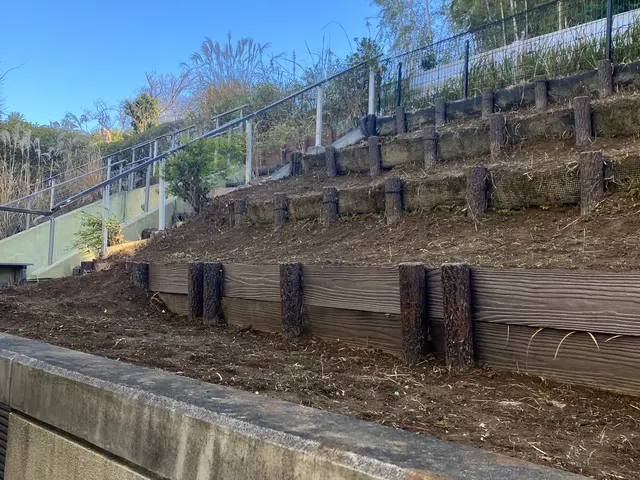草むしり〔手作業〕お庭や玄関先、駐車場の草むしり手作業で丁寧に綺麗します‼サービスの画像