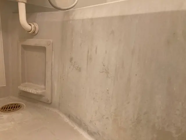 天井のカビ，石鹸カスが付着した壁とか，気になりませんか？浴室クリーニングで解決！サービスの画像