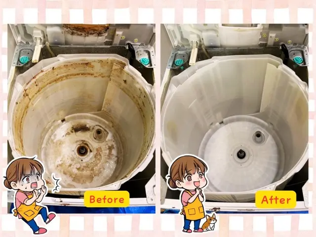 清潔な洗濯機で衣類も心もふんわり♡プロの技でピカピカ仕上げ☆サービスの画像