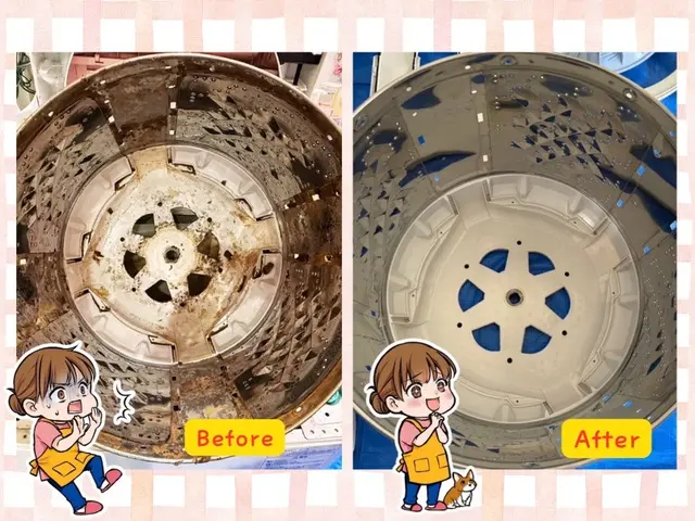 清潔な洗濯機で衣類も心もふんわり♡プロの技でピカピカ仕上げ☆サービスの画像