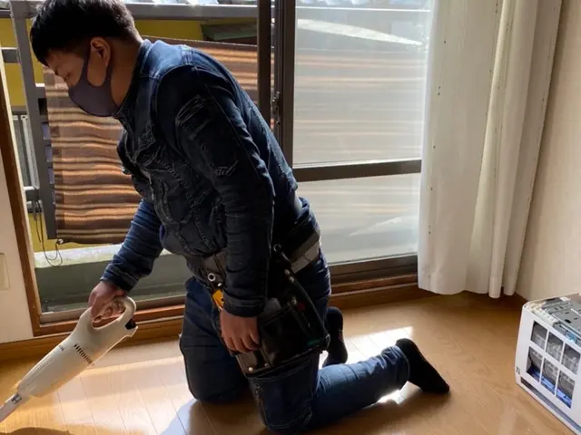 エアコン取り外しのみ歓迎です☆処分引き取り＋2,200円繁忙期返信夜になります。サービスの画像