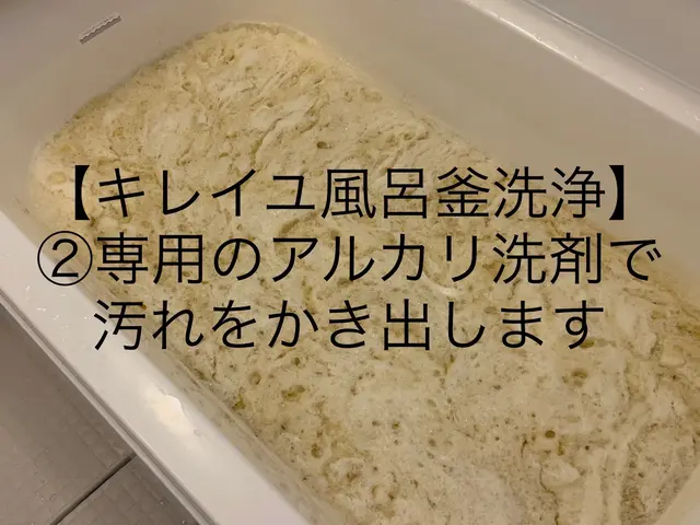 【風呂釜配管洗浄はキレイユにお任せ下さい】【浴室クリーニングセット価格あります】サービスの画像