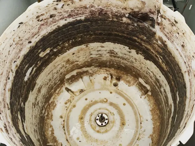 カビなく綺麗なお洗濯をお手伝いします。カスが出たらおそうじのサインです！サービスの画像