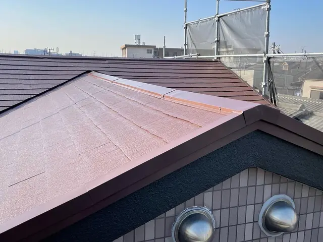 屋根塗装　スレート屋根、カラーベストサービスの画像