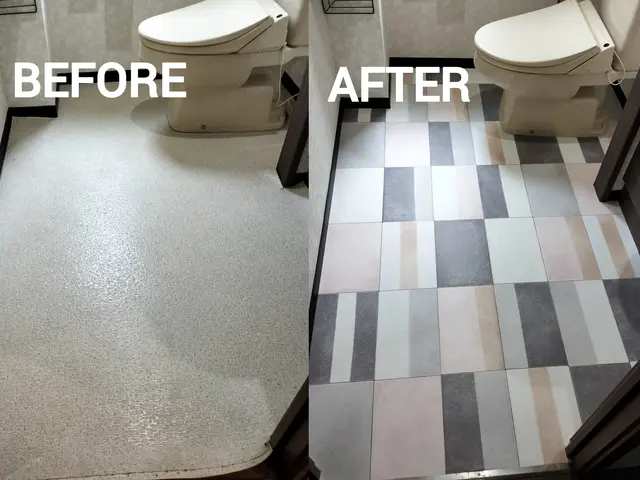 仕上がり重視☆お部屋・洗面所・トイレの床張替えもお急ぎもお任せください。サービスの画像