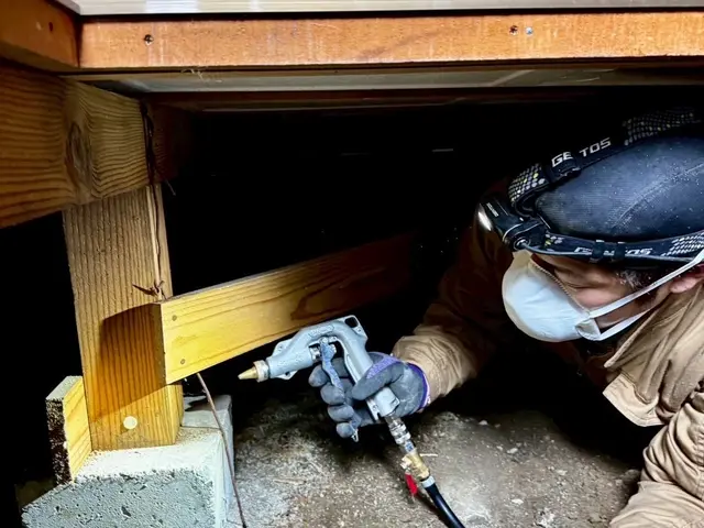 シロアリ防除★安全な薬剤使用★5年保証★有資格者対応★大工在籍★サービスの画像