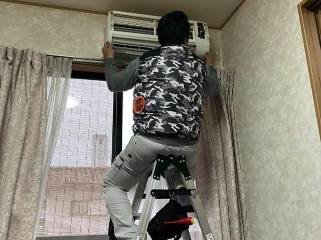 エアコン洗浄して、【省エネ！】エアコンクリーニングなら当店にお任せください！サービスの画像