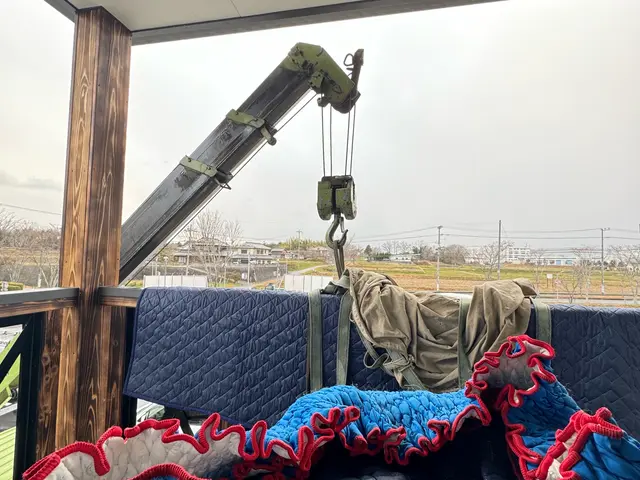 大型家電　大型家具　吊り作業サービスの画像