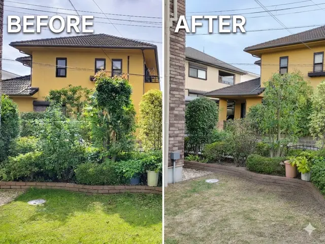 プロが認める芸術センス。数年先まで見据えた、木が長持ちする剪定。夫婦で伺います。サービスの画像