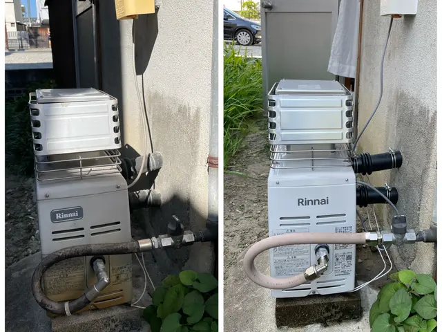 給湯専用取替¥12,980-(現在使用分給湯器の引取り含めた料金)です。サービスの画像