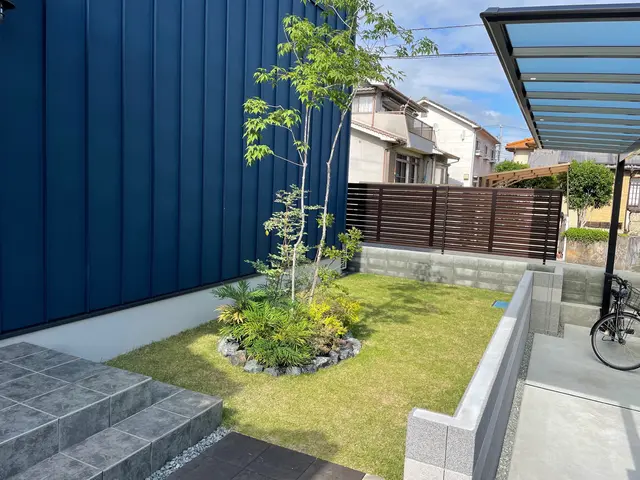 【新鮮な芝をお届け】リピーター多数『造園施工管理士』☆現代風アレンジもOKサービスの画像