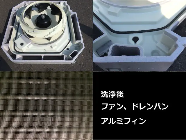 カビ、ヤニ、ホコリ綺麗にします！業務用エアコンのクリーニングサービスの画像