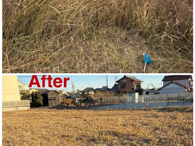 畑、お庭、空き地などの草刈り致します！お見積もりは無料！低価格で丁寧に仕上げますサービスの画像