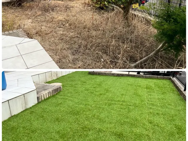 【三重県発】人工芝施行 下地作りから丁寧に作業します。現地お見積もり無料です！サービスの画像
