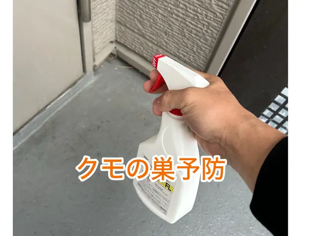 クモ駆除予防を予約すれば料金内でゴキブリ予防もセット！床面積×600円！関西！サービスの画像