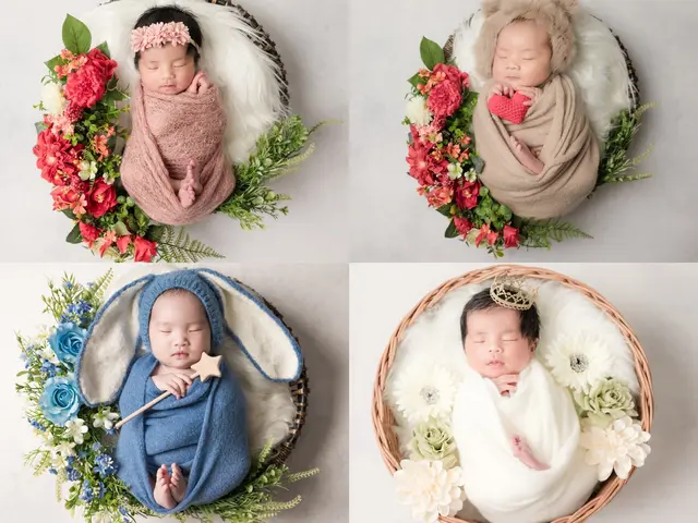 【2時間・交通費込み・13,000円】おくるみ3着・75カット｜保育士夫婦の撮影