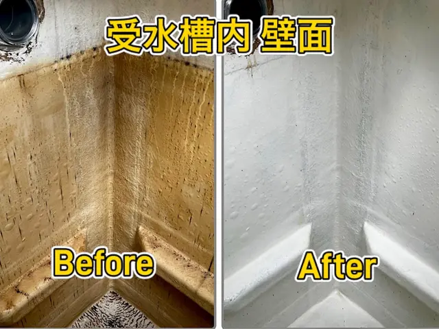 【作業経験豊富】1槽5t未満の貯水槽清掃はこの価格で承ります。サービスの画像