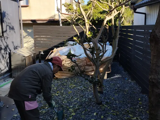 お庭お手入れ手で草むしり/除草剤散布 /防草シートなどお気軽にお声掛け下さい。サービスの画像