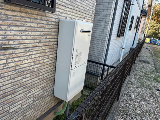 給湯器取替。工事10年保証。サービスの画像