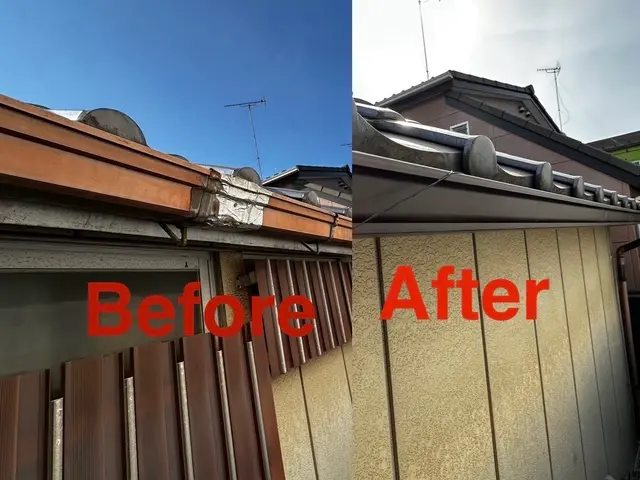 【そのポタポタ危険信号】強風・豪雨で雨樋トラブル急増！割れ・歪みは早期修理が重要サービスの画像