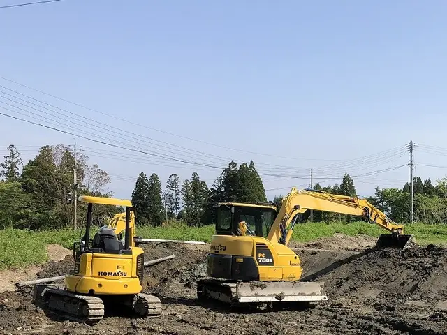 造園・錦鯉池庭園作成・伐採作業サービスの画像
